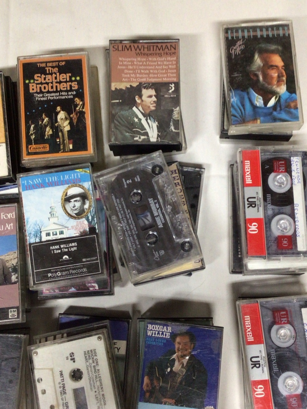 Various Audio Cassette Tapes - Black & Clear - Unbranded
